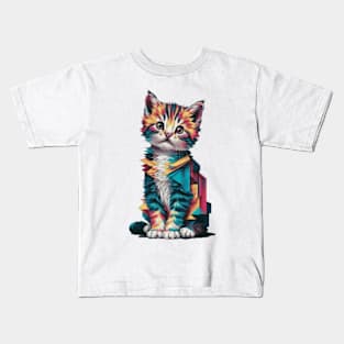 A Majestic Feline - Urban Clothing Kids T-Shirt